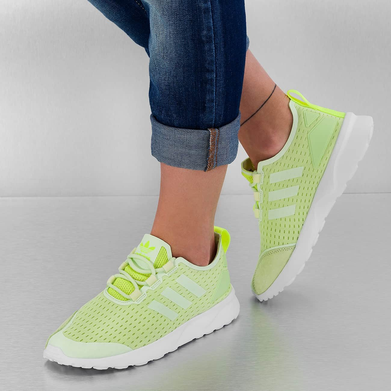 adidas zx flux adv femme cyan