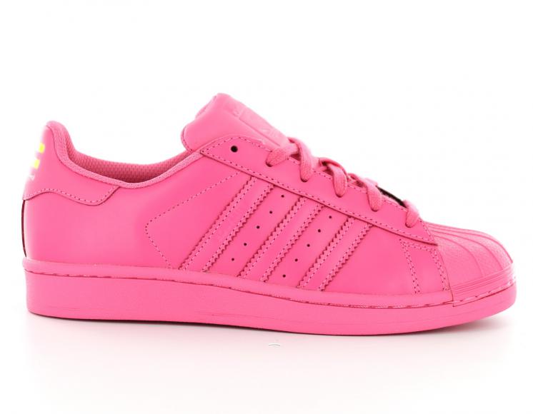 basket adidas rose fushia